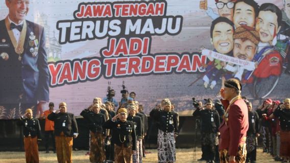 在周年纪念日,Ganjar理顺了中爪哇省的历史