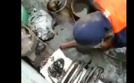 Sejumlah Warga Ancol Geger saat Temukan Tulang Manusia di Galian Tangki Septik