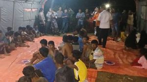 Rohingya Refugees Escape From North Sumatra Langkat Shelter Found, The Reason For Going Because They Were Hungry