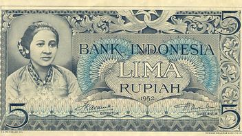 تقدير المرأة، أول طباعة أموال لبنك إندونيسيا تبين أنها صورة كارتيني