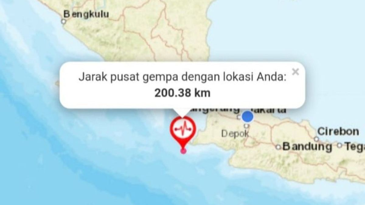 Les Résidents De Tangerang Paniquent Et Se Sécurisent Lors D’un Tremblement De Terre De Magnitude 6,7 Au Puits Banten