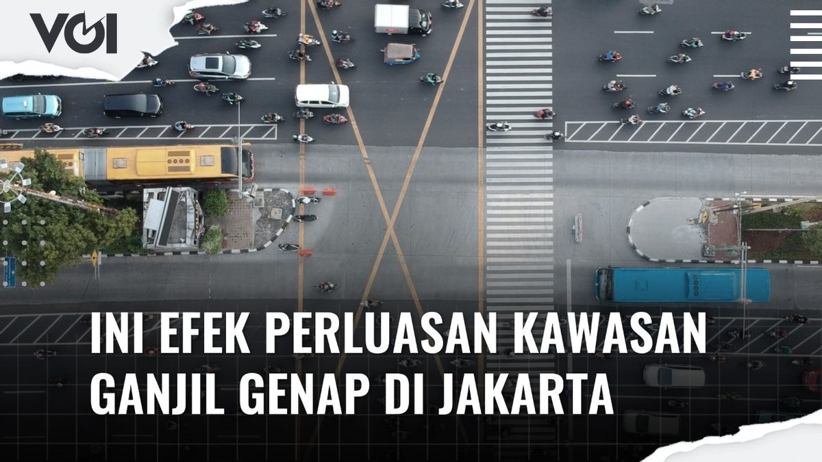 VIDEO: This Is The Effect Of Odd-Even Area Expansion In Jakarta