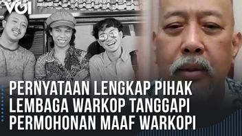 VIDEO: Pernyataan Lengkap Pihak Lembaga Warkop Tanggapi Permohonan Maaf Warkopi