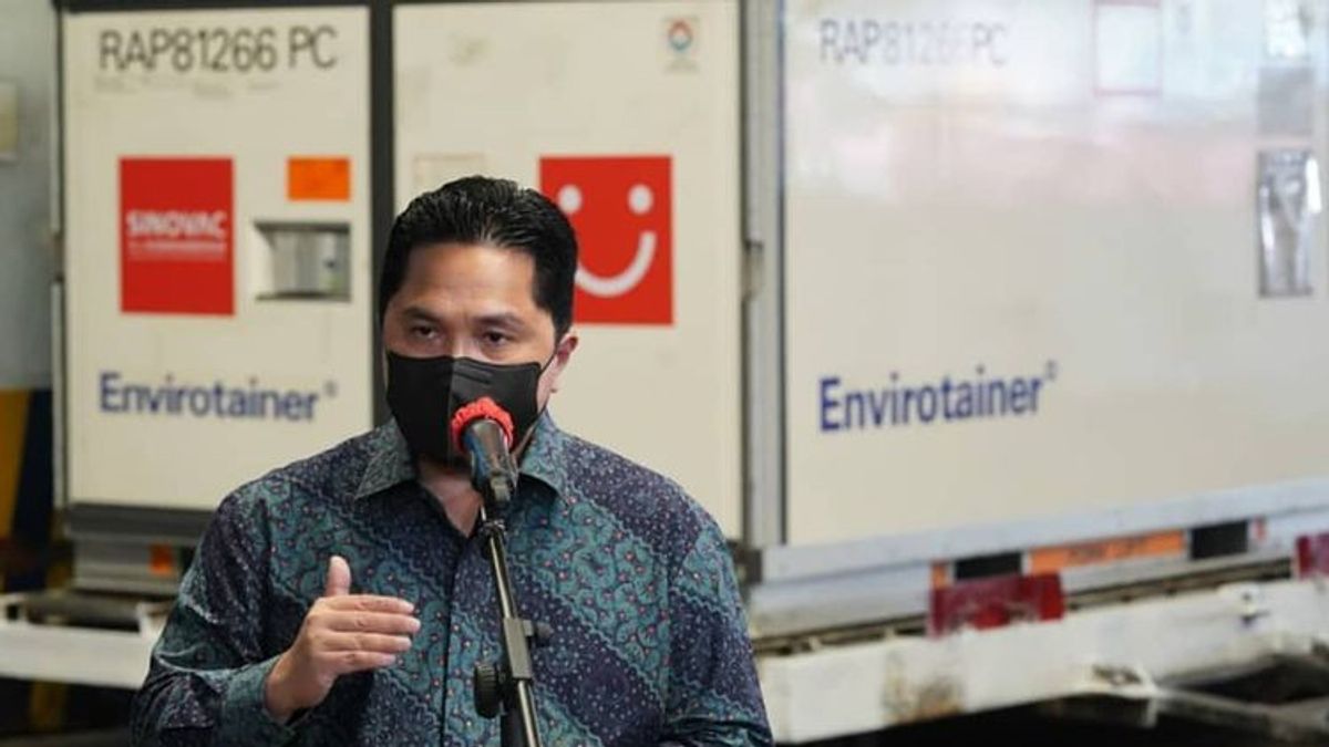 Adakan Sentra Vaksinasi BUMN di Medan, Erick Thohir: Agar Kota Ini Berada di Zona Aman
