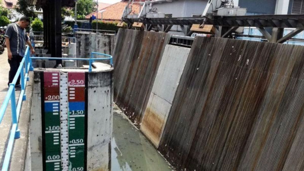 BPBD DKI Jakarta: Pintu Air Pasar Ikan Siaga 2, Waspada Banjir