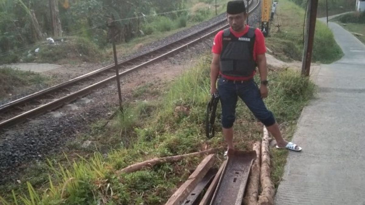 KAI: The Iron Theft At The KM227 Rail Has Been Handled, Will Not Disturb The Train Trip In Garut