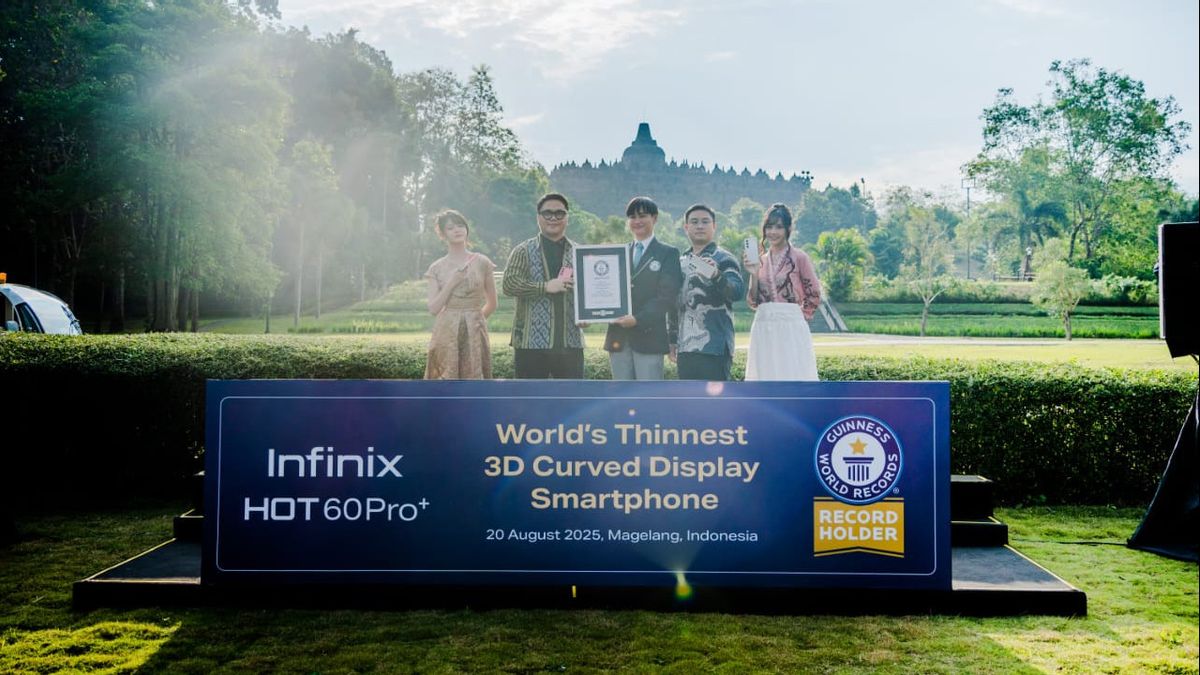 Infinix HOT 60 Pro+ Wins World Record Through Thin 3D-Curved Screen