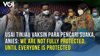 VIDEO: DKI Vaccines Asylum Seekers, Anies Grateful That Jakarta Can Protect Brothers Of Different Nations