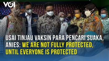 VIDÉO: DKI Vaccine Les Demandeurs D’asile, Anies Reconnaissants Jakarta Peut Protéger Différents Frères