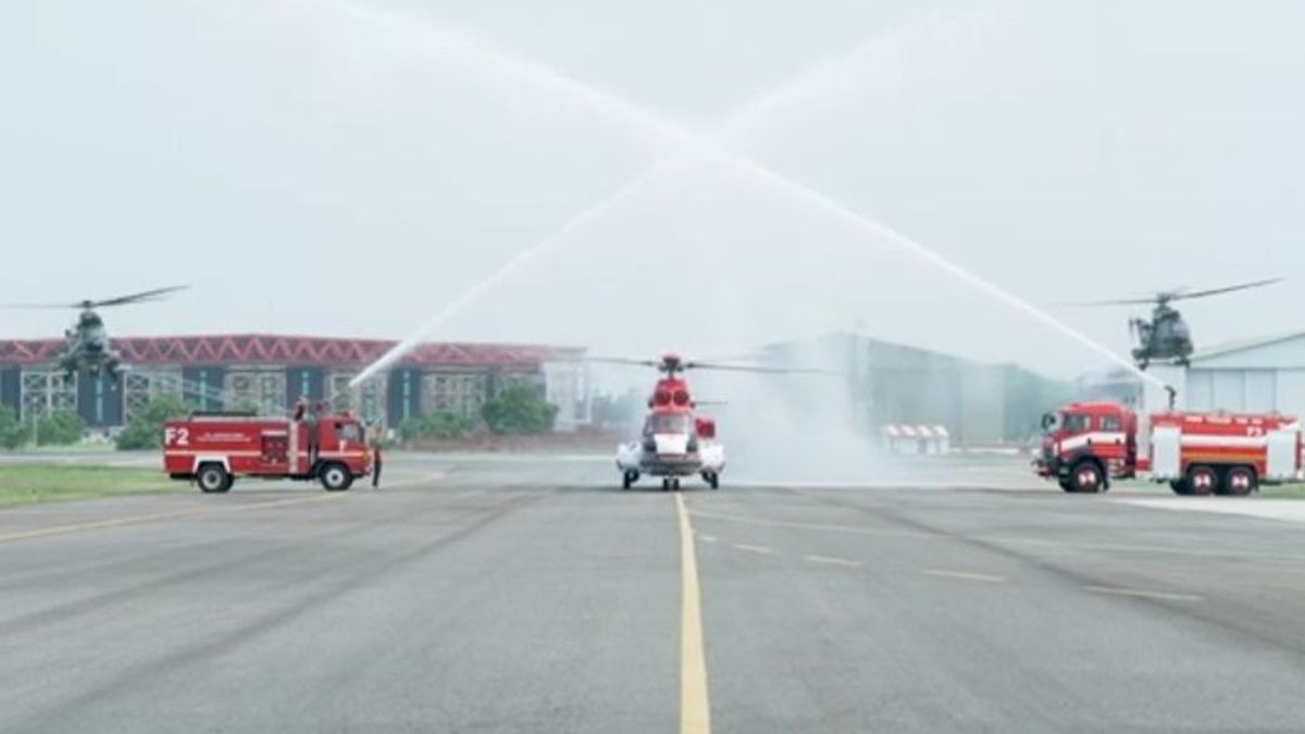 在Purnatugas之前,水 Salute Tradition在Halim欢迎副总统