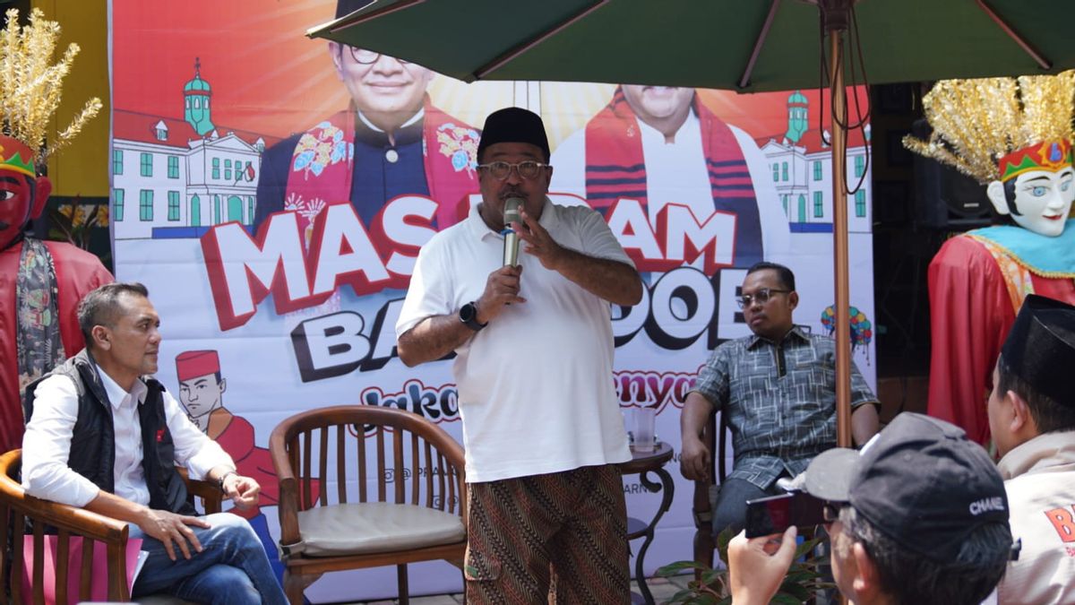 Rano Karno Beberkan Alasan Cak Lontong Jadi Ketua Tim Pemenangan