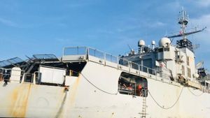 French Warship Vendemiaire Ready To Take Part In MNEK Training In Bali