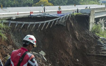 Peneliti BRIN Duga Drainase yang Tak Efektif Memicu Longsor di Tol Bocimi