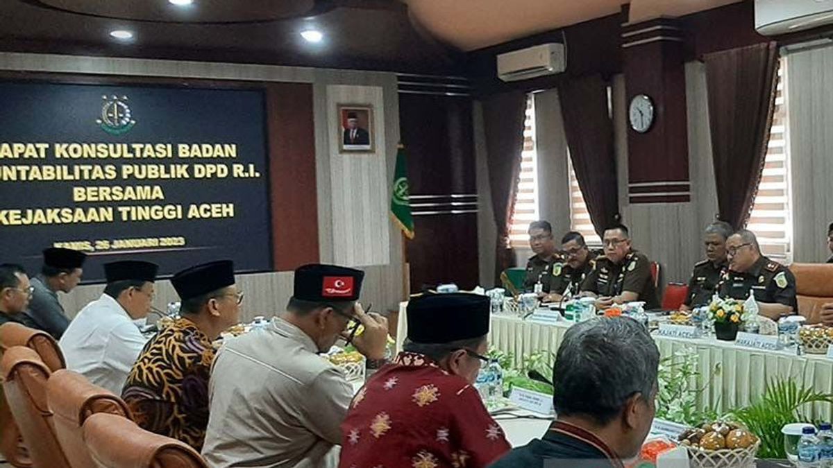 DPD dan Kejati Aceh Bahas Tindak Lanjut Temuan BPK