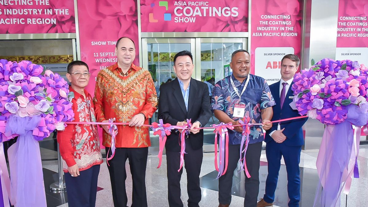 Asia Pacific Coatings Show Resmi Dibuka di Jakarta, Sambut Industri Cat dan Pelapis dari Seluruh Dunia