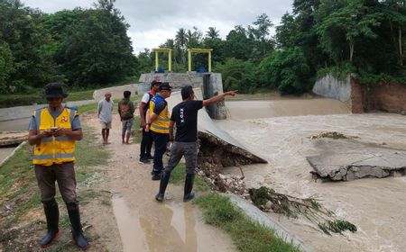 Kementerian PUPR Mulai Tangani Jebolnya Bendung Oesao di Kupang