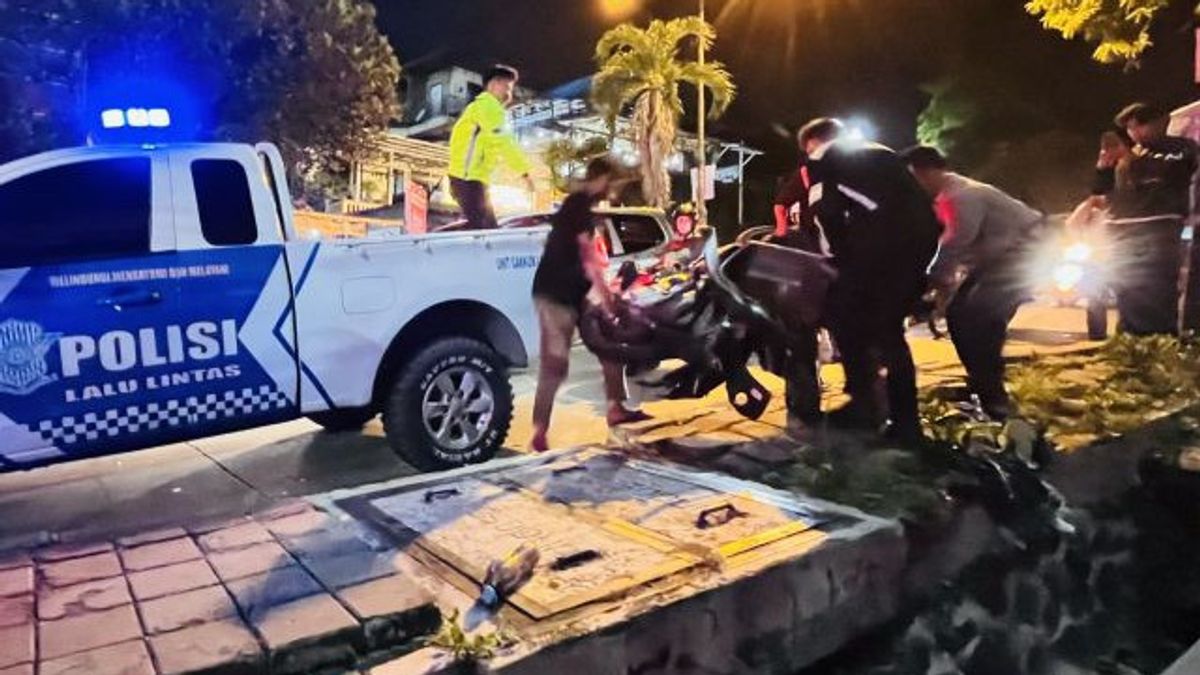 Pas réussi à freiner, un camion s’est heurté par une moto à Bogor à mort