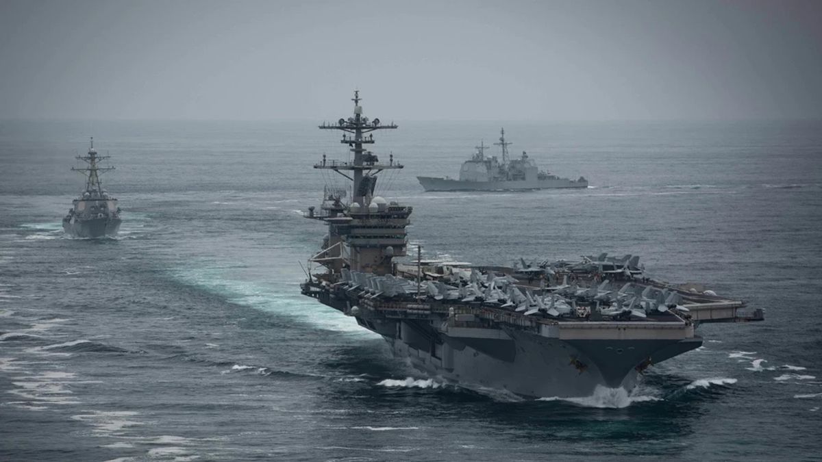 US Carrier Arrives In South Korea For Joint Military Exercise