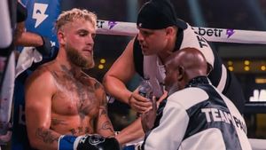 Jake Paul Akui Jadi Susah Bicara Usai Rahangnya Patah Dihajar Anthony Joshua