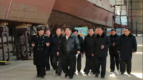 Perdana! North Korea Builds A New 4,000 Ton Warship With A Vertical Launching System