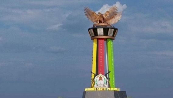 Tugu Santri Pancasila à Meulaboh Achevé En Avril: Il Y A Des Photos De Karno, Burung Garuda Et Des Photos D’Aceh Ulama