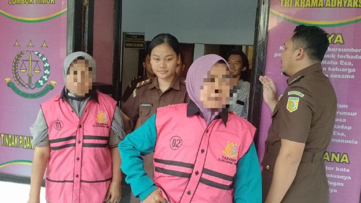 Kejari Tahan 2 Perempuan Tersangka Dugaan Korupsi Dana APM Suela Lombok Timur