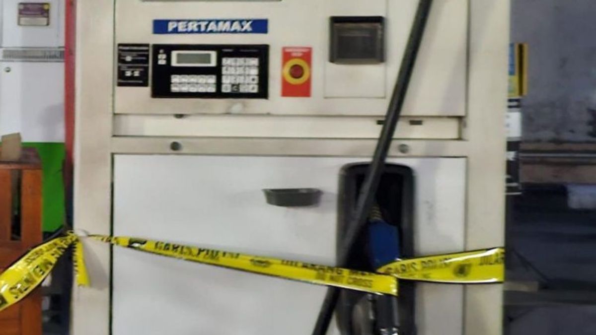 Polresta Denpasar Segel SPBU Diduga Oplos BBM