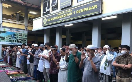 500 Jemaah Salat Iduladha di Gedung Dakwah Muhammadiyah Bali, Khatib Berpesan Ikuti Teladan Nabi Ibrahim dan Ismail