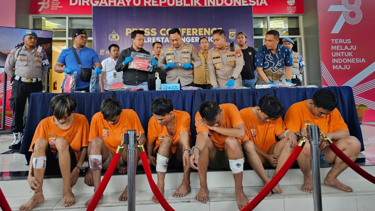 7 Indomaret Robbers In Tangerang Successfully Arrested