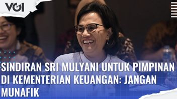 VIDEO: Sindiran Sri Mulyani untuk Pejabat Kemenkeu ‘Jangan Munafik’