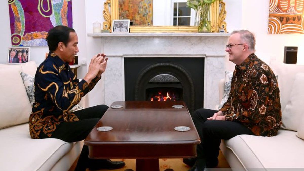 Jokowi Enjoys Dinner With PM Albanese