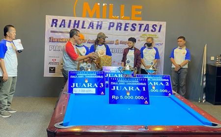 Para Juara Turnamen Biliar Antarwartawan dan Korporasi 2022, Raih Total Hadiah Belasan Juta