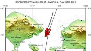 BBMKG Denpasar Deteksi 62 Gempa Tektonik hingga M 2,8 di Selat Lombok