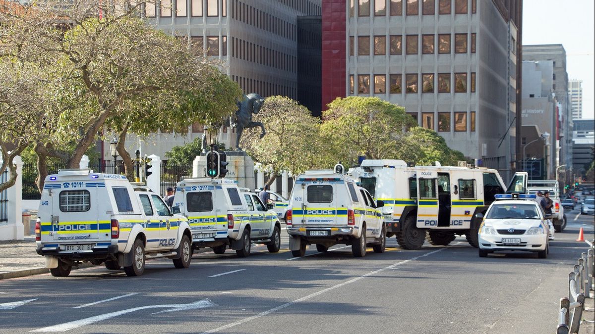 精英警察处理南非议会大厦火灾调查，嫌疑人被捕