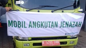 Bukan Simulasi, Jenazah COVID-19 di Jakarta Diangkut Pakai Truk