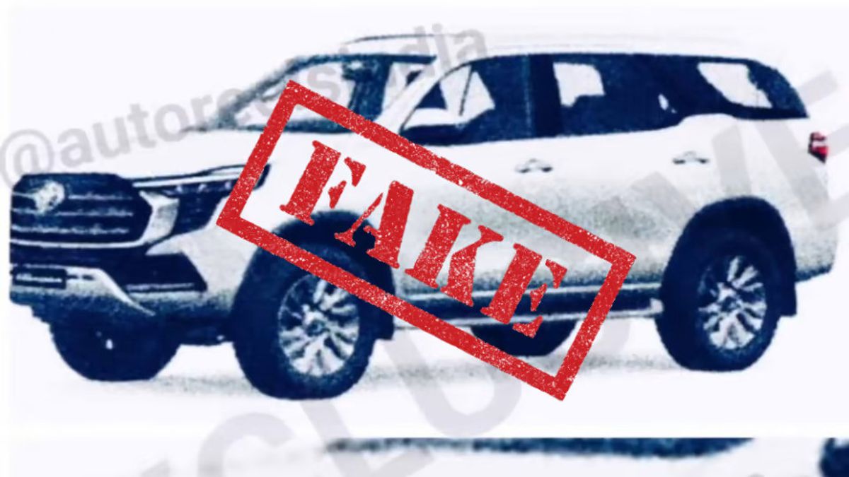 Leaked Illustration Of Toyota Fortuner 2024 Turns Out To Be Fake