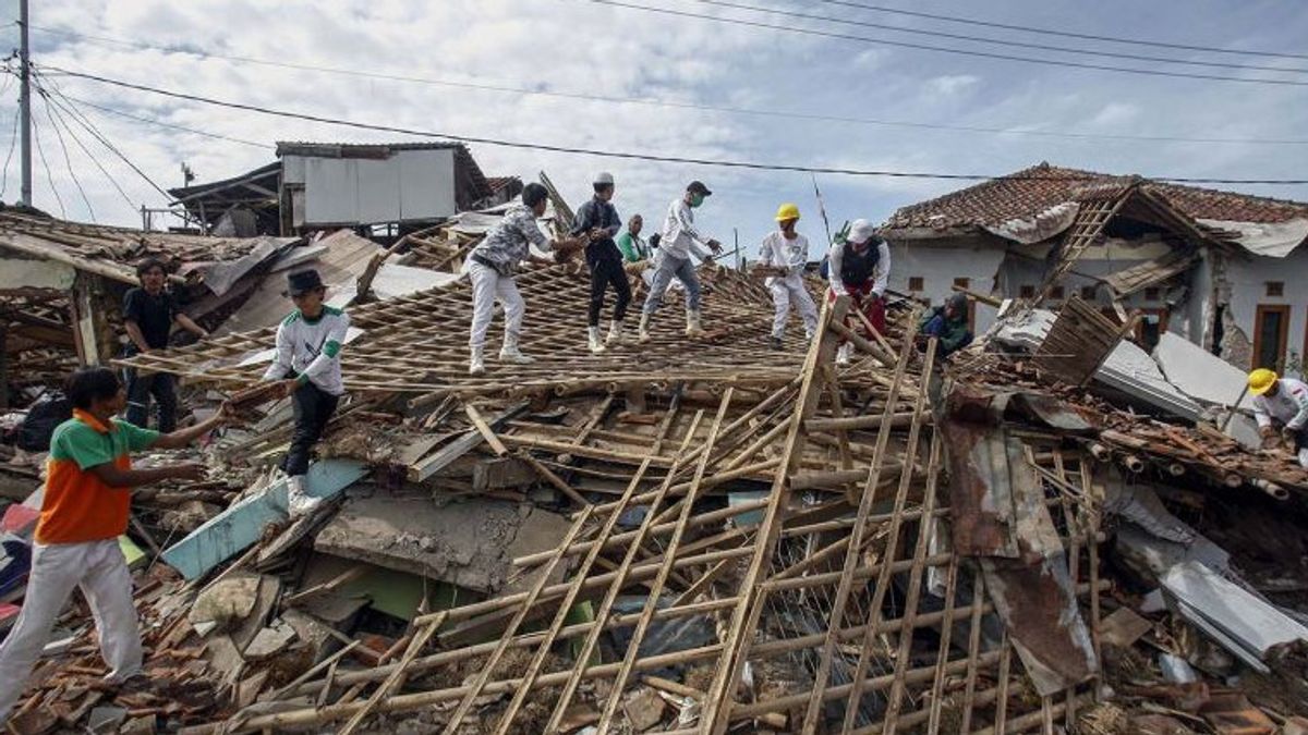 BPBD Cianjur Verifys Home Data Damaged Due To Earthquake