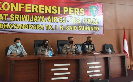 RS Polri Terima 137 Kantong Jenazah dari Lokasi Jatuhnya Sriwijaya Air SJ-182