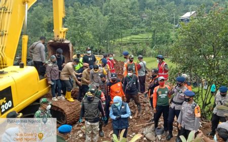 Longsor Nganjuk, 10 Orang Masih Dalam Pencarian