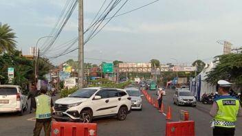 Apply Odd Even, Police Turn 110 Vehicles On The Bogor Peak Line