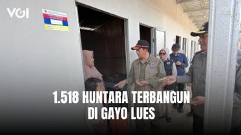 Huntara à Gayo Lues, cible de la chasse avant les fêtes de Pâques, devrait être achevée