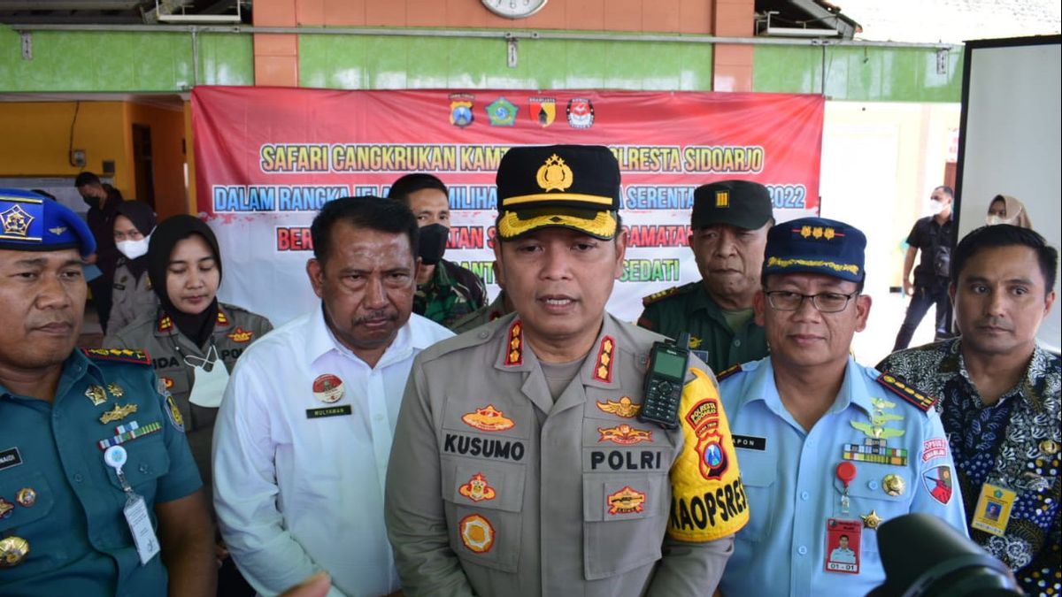 1,154 من أفراد القوات المسلحة الإندونيسية - بولري على استعداد للنشر لتأمين بيلكاديس في وقت واحد في سيدوارجو