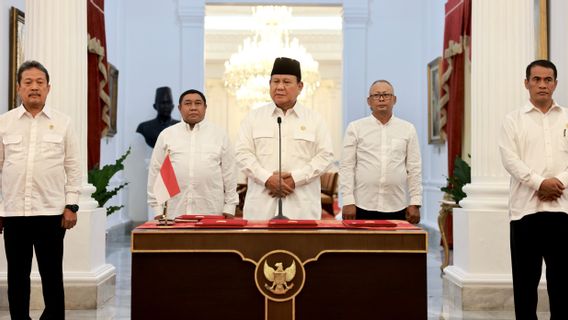 Prabowo Subianto Lantik Pimpinan dan Dewas KPK Hari Ini