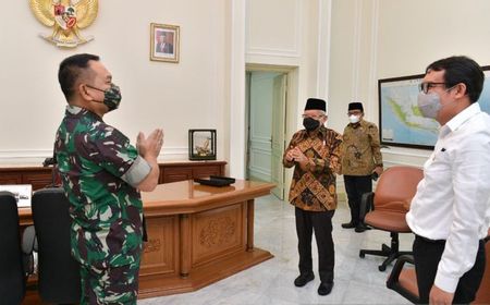 KSAD Temui Wapres Ma’ruf Amin Bahas Strategi Keamanan Papua