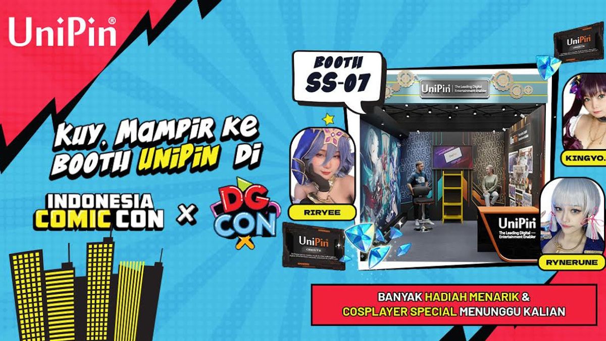 UniPinは、インドネシアコミコンを通じてインドネシアのゲーム産業を発展させることにコミットしています