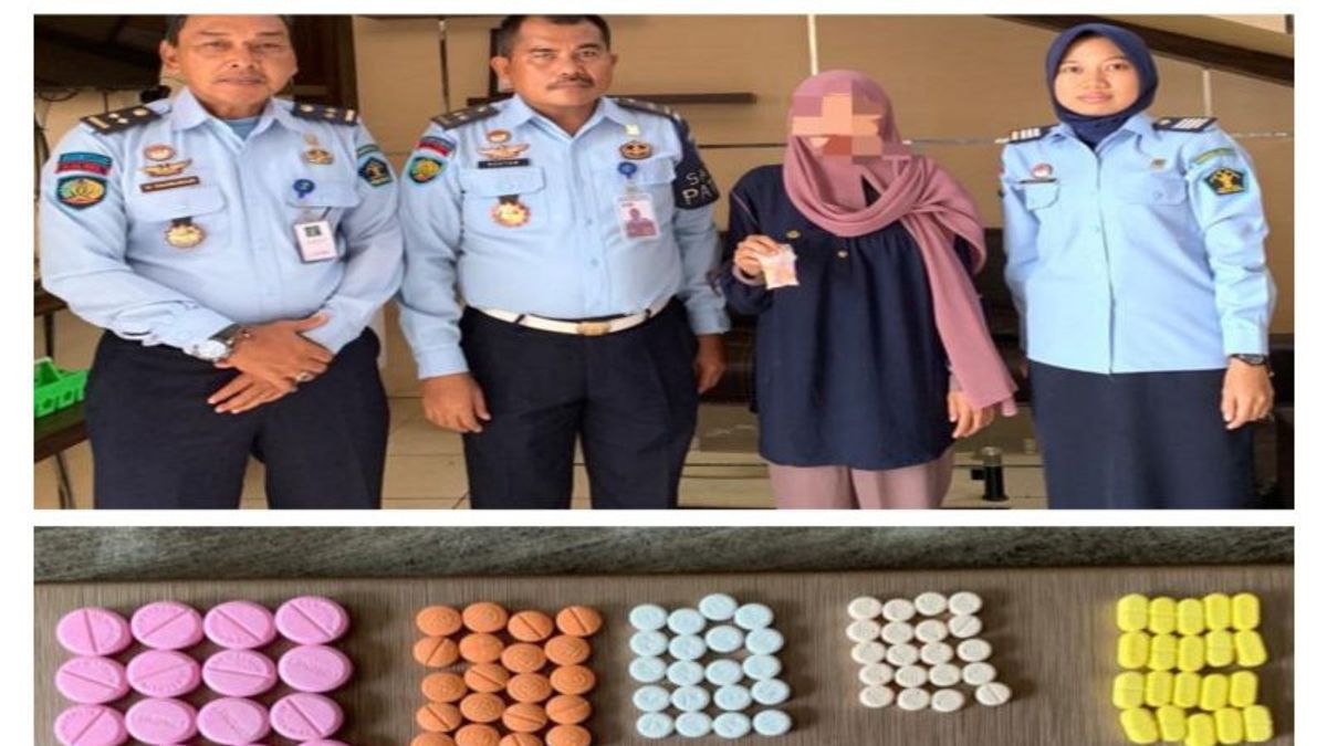 Wanita Selundupkan 100 Pil Diduga Narkoba Ke Lapas Karang Intan Banjar Kalsel