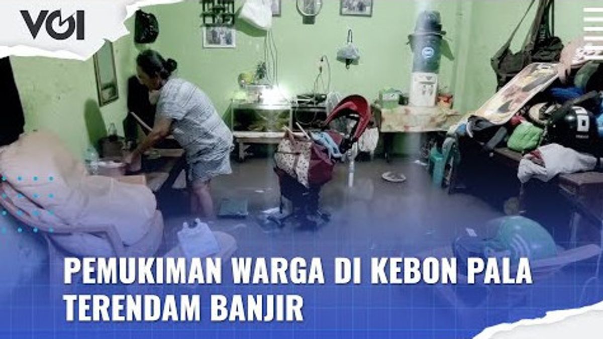 VIDEO: This Is The Condition Of The Settlements Of The Residents Of Kebon Pala, East Jakarta, Which Was Submerged By The Flood
