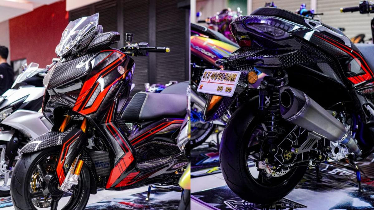 Xmax Sultan Ini Juara CustoMaxi Balikpapan, Pelek Price Tembus Rp38百万