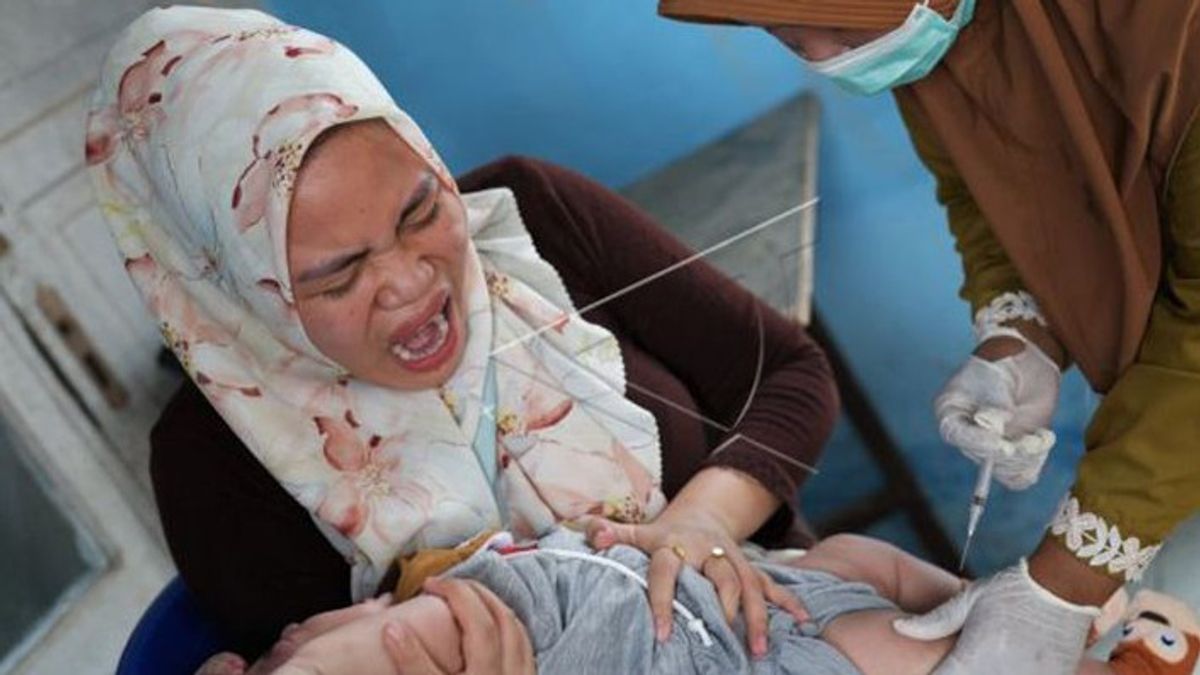 Only 45 Percent, Bogor City Pursues Polio Immunization Vaccine Target 84,983 Children