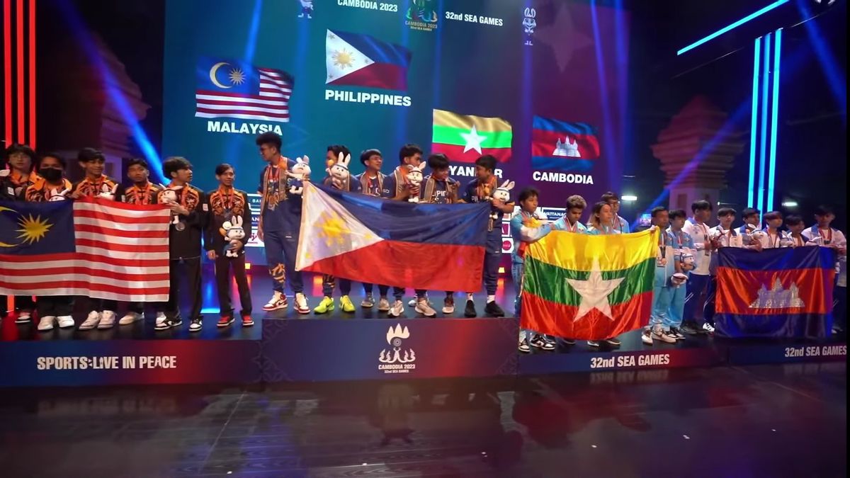 Winning Gold, The MLBB Team For The Son Of The Philippines Becomes The Champion Of Staying At The 2023 SEA Games
